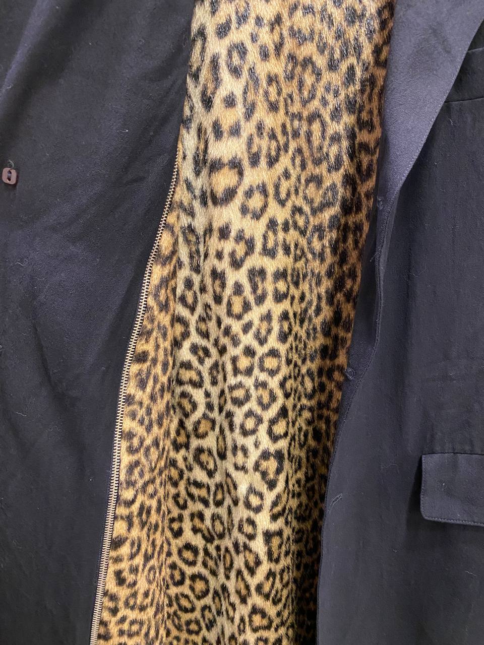 CAPPOTTO CON FODERA REMOVIBILE LEOPARDATA DA UOMO