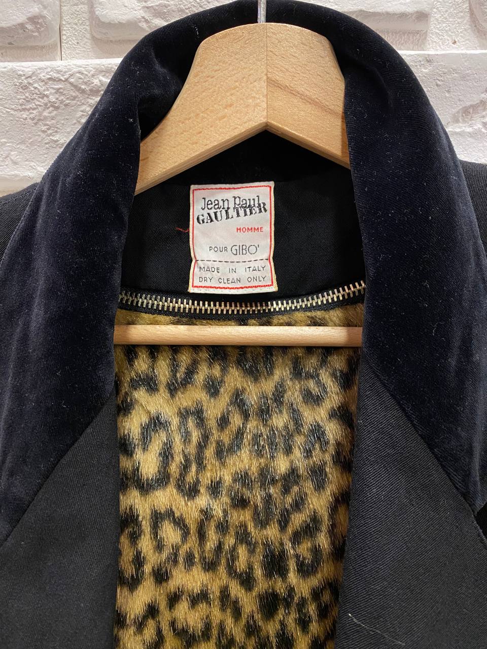 CAPPOTTO CON FODERA REMOVIBILE LEOPARDATA DA UOMO