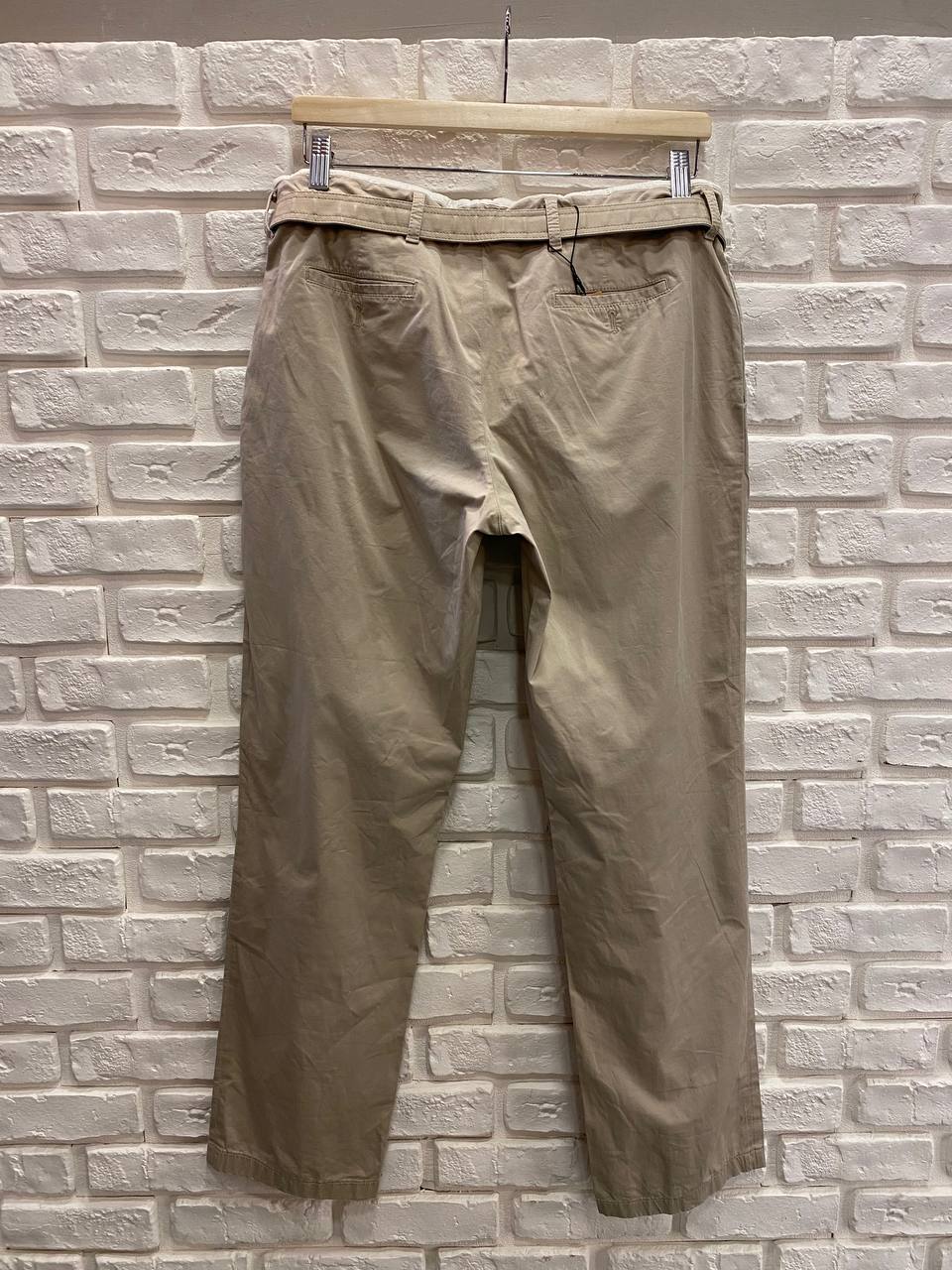 PANTALONE CON CINTURA BEIGE DA UOMO