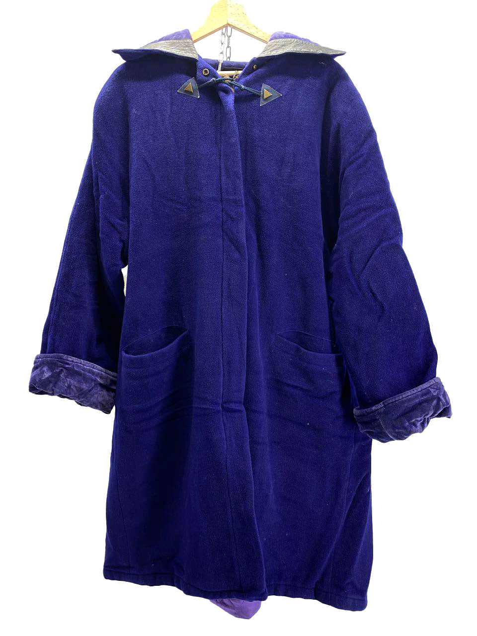 CAPPOTTO VIOLA LUNGO DA DONNA