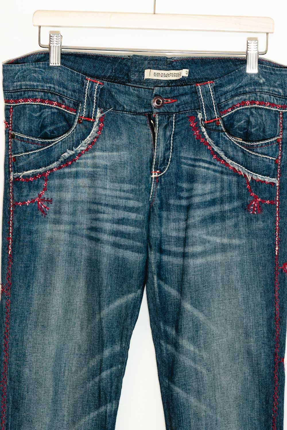 JEANS CAPRI CON RIFINITURE ROSA DA DONNA