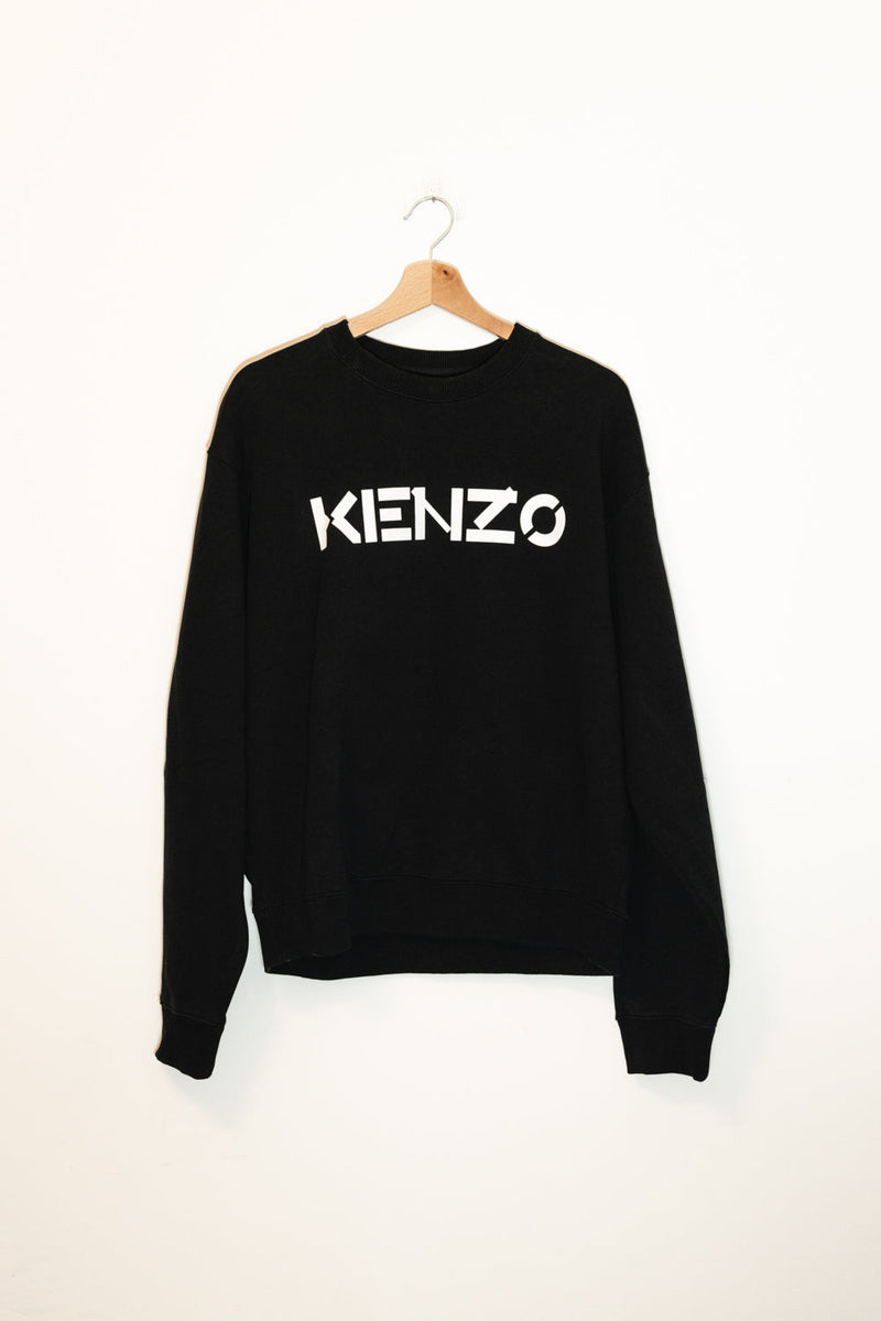 Felpa kenzo store nera lucida